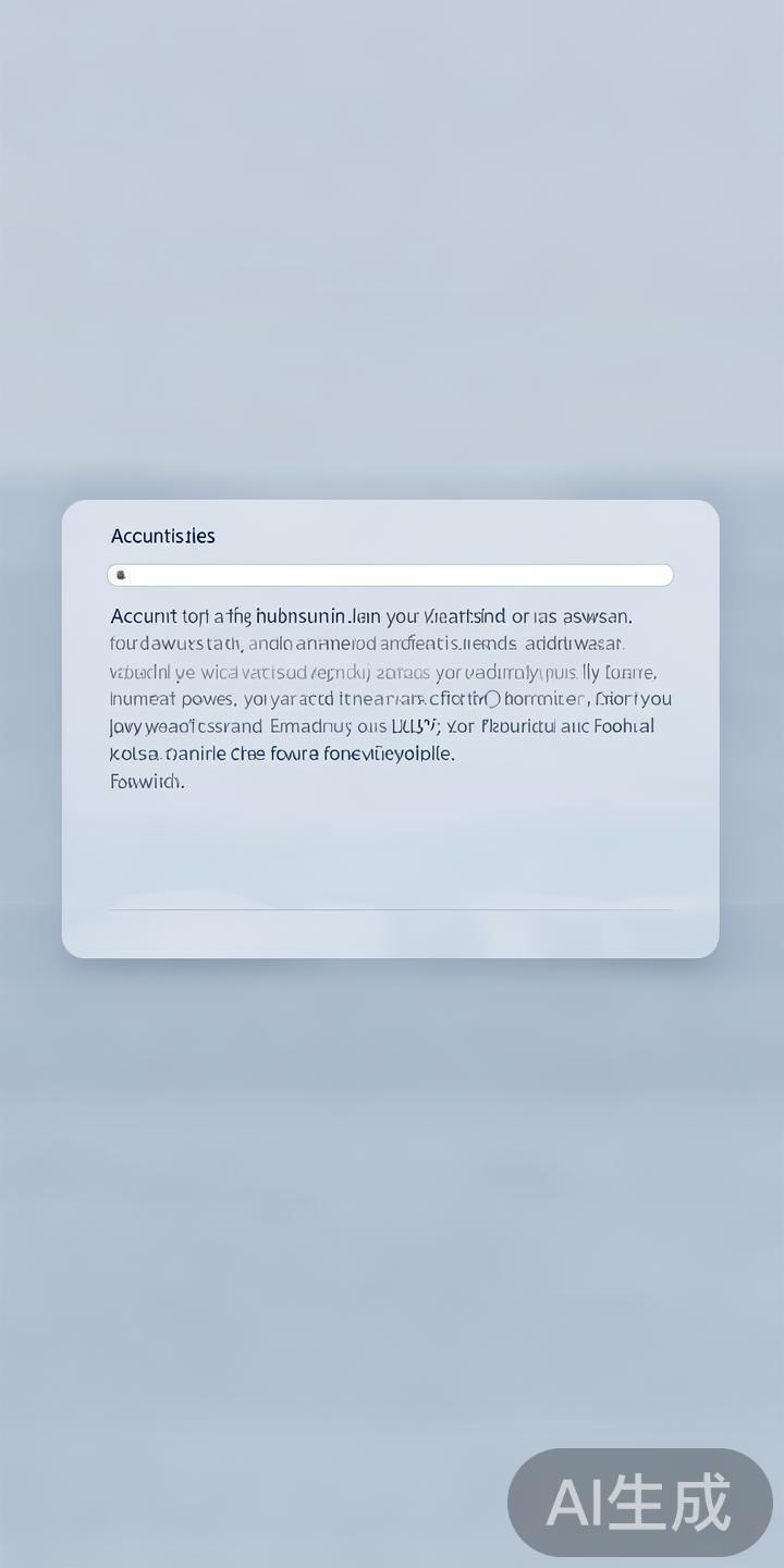 多半是账号信息输入有误或账号被锁定所致。确保输入的